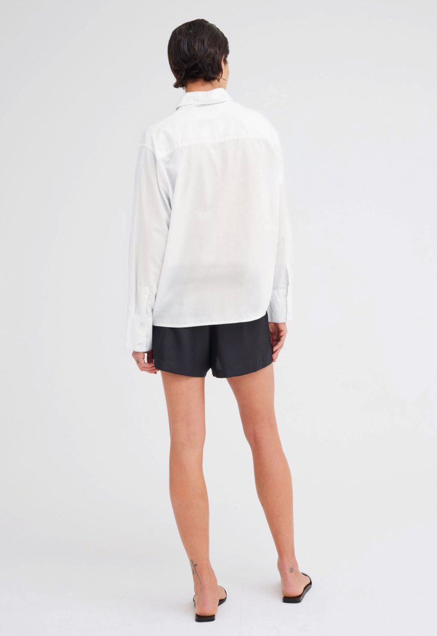 Jac + Jack Roq Cotton Shirt - White